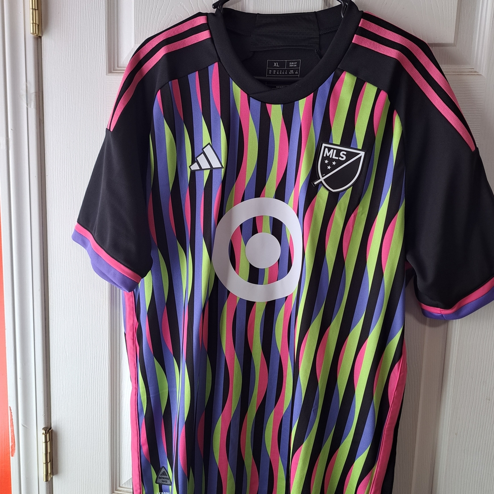 Authentic MLS All Star Game 2024 Lionel Messi  Multicolor Striped Jersey Size XL